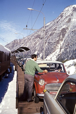 SBB Göschenen, Autozug, 1970