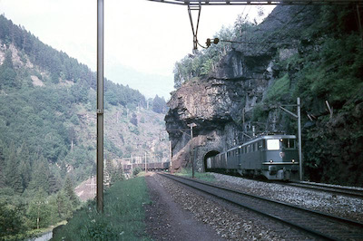 SBB Boscerina-Tunnel, Dazio Grande, 1967