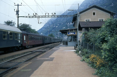 SBB Claro, Station, 1970