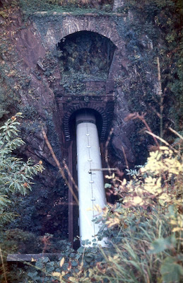 SBB, Strecke Bellinzona-Chiasso, Monte Ceneri, Meggiagra-Tunnel, Aufnahme 1970