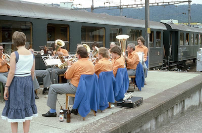 SBB, Suhr, Bahnfest, Sternfahrt VHS, Aufnahme 1979