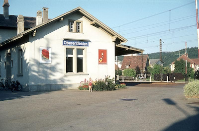 SBB, Station Oberentfelden, Aufnahme 1976