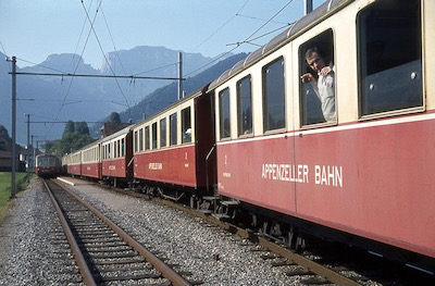 AB, Weissbad, Alpstein-Express, Aufnahme 1973