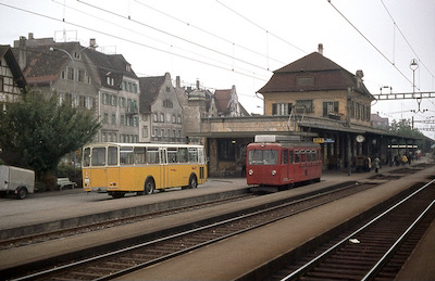 RhW, Bahnhof Rheineck, BDeh 1/2, Aufnahme 1975